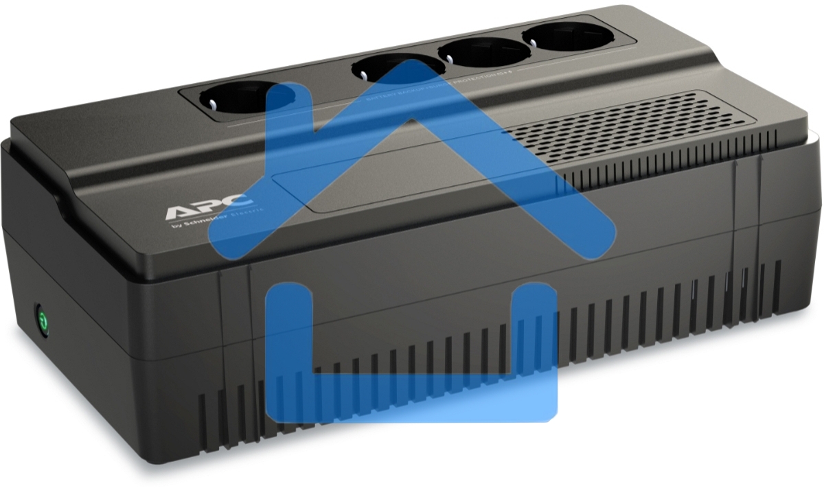 Источник бесперебойного питания APC Back-UPS BV1000I-GR 600Вт 1000ВА черный