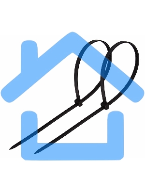 Хомут-стяжка кабельная нейлоновая Rexant 500 x4,8 мм, черная, упаковка 100 шт.