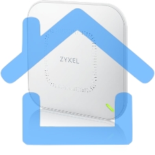 Гибридная точка доступа Zyxel NebulaFlex Pro WAX650S, W-Fi 6, 802.11a/b/g/n/ac/ax (2,4 и 5 ГГц), MU-MIMO, Smart Antenna, внутренние антенны 4x4, до 1200+2400 Мбит/с, 1xLAN 5GE, 1xLAN GE, PoE, защита о