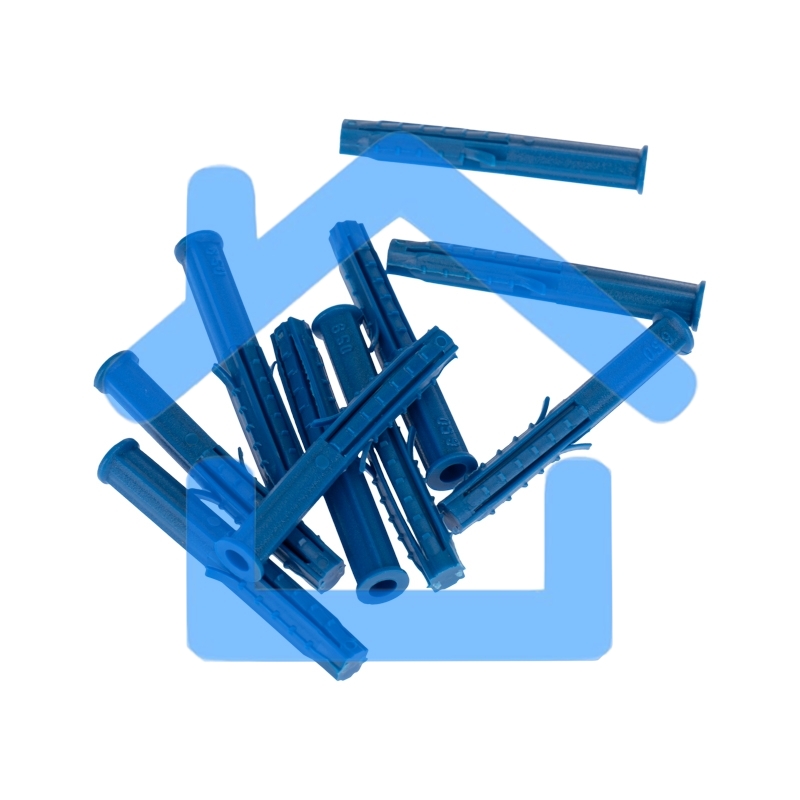 Дюбель распорный KRANZ 6х50, синий, пакет (50 шт./уп.)