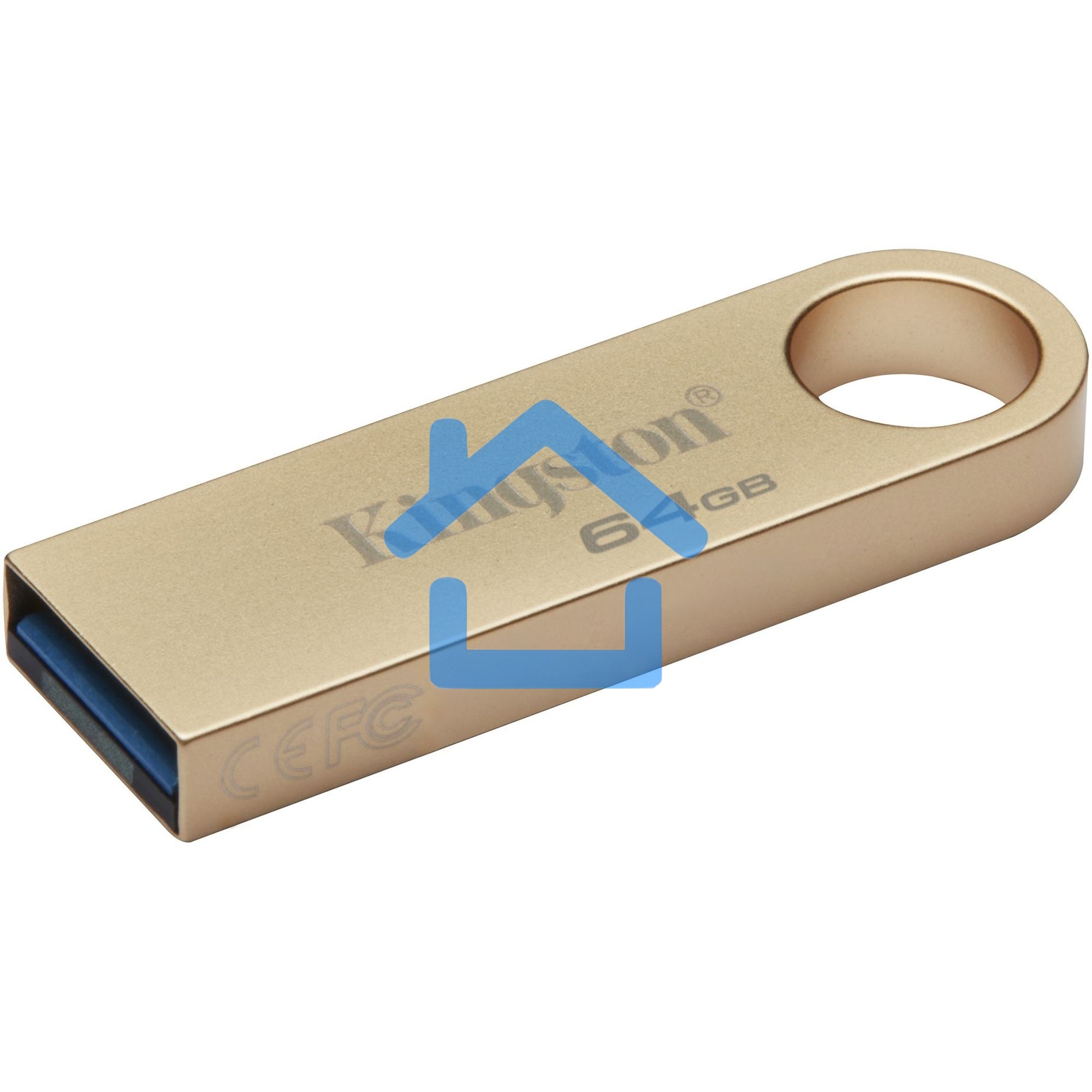 Флешка USB R/W Kingston 64Gb DataTraveler SE9 DTSE9G3/64Gb USB3.0 золотистый