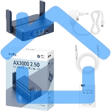 Маршрутизатор Cudy TR3000, AX3000, 2,5 Gbит/с (WAN) + 1 Gbит/с (LAN)1 USB3.0, MU-MIMO, Mesh (TR3000)