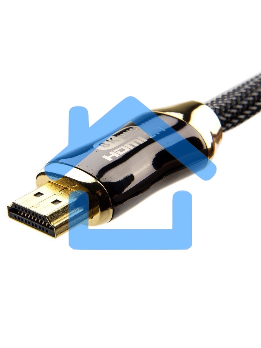 Кабель HDMI 19M/M,ver. 2.1, 8K@60 Hz 2m метал разъемы, нейлоновая оплетка Telecom <TCG300-2M>