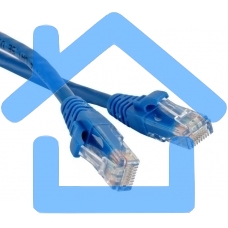 Патч-корд LANMASTER LSZH UTP кат.5e, 10 м, синий