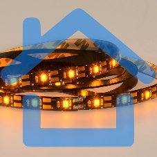 Лента светодиодная с USB коннектором 5 В, 8 мм, IP65, SMD 2835, 60 LED/m, цвет свечения желтый
