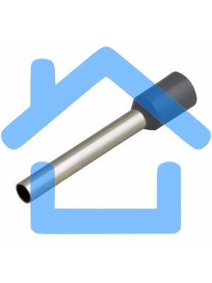 Наконечник штыревой втулочный изолированный F-18 мм 2.5 мм² (НШВи 2.5-18) синий Rexant