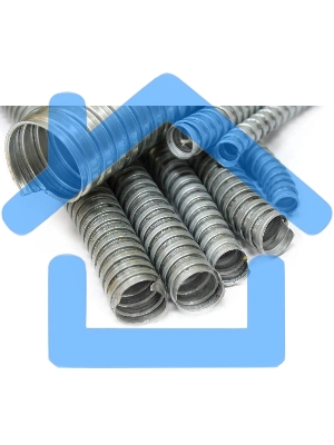 Металлорукав Р3-ЦХ 15 d15мм без протяжки (уп.50м) ЗЭТА zeta42423