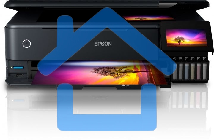 МФУ струйное Epson L8180 (C11CJ21403/C11CJ21402) A3 Duplex Net WiFi USB RJ-45 черный