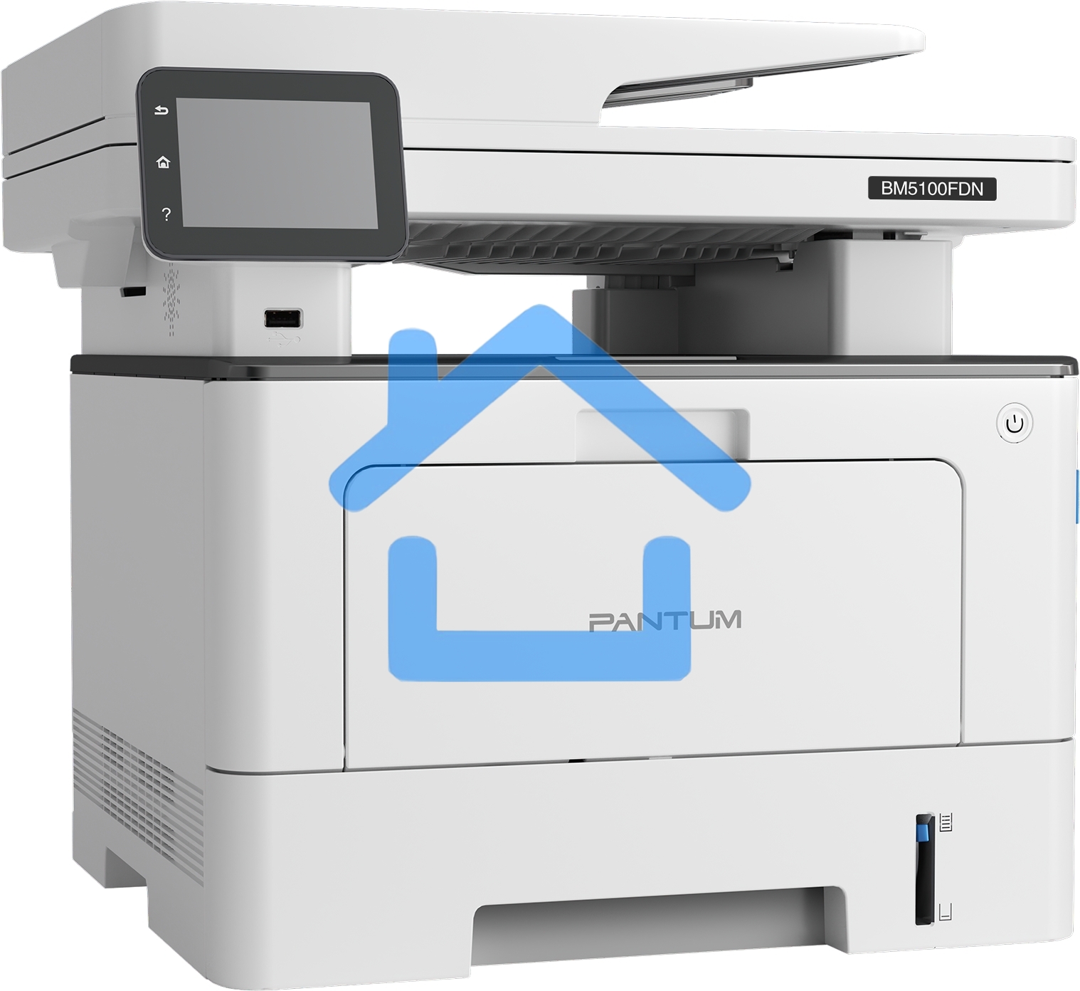 МФУ лазерное Pantum BM5100FDN, A4, ч/б, печ. до 40 стр/мин., скан. до 24 стр/мин., 1200x1200dpi, USB, RJ-45