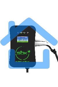 Зарядная станция S'OK Green Energy M3W Series Wallbox EV Charger SM3W31116542-5, 3-phase, 11kw (16a/ 380v), ocpp 1.6j, уровень защиты ip54, кабель 5м