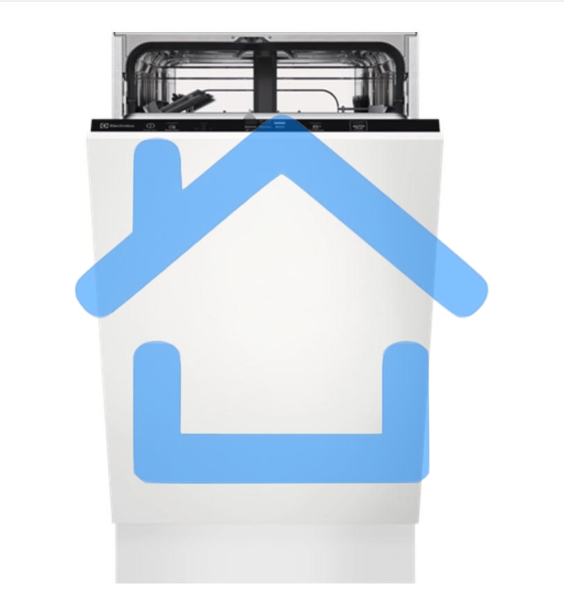 Встраиваемая посудомоечная машина Electrolux EEA22100L, черный, 44.6 см, 9 компл., 47 дБ, класс A+++