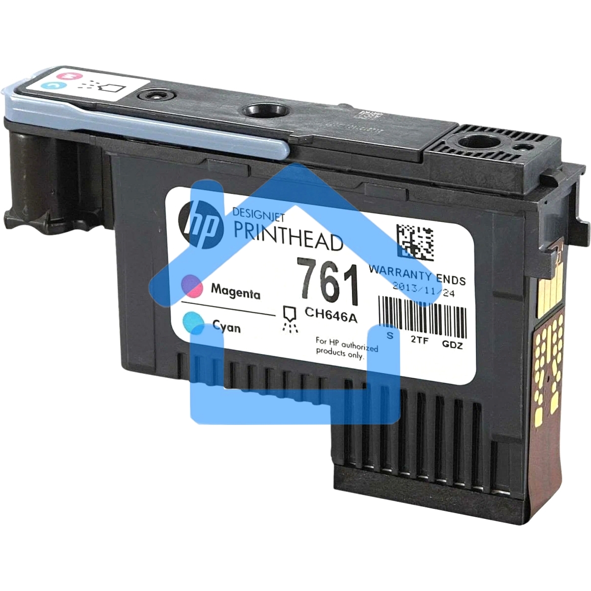 Картридж струйный HP 761 CH646A пурпурный/голубой печатающая головка для HP DJ T7100