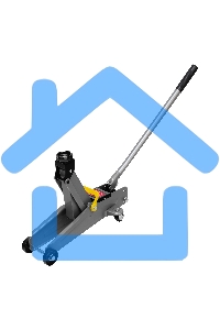 Домкрат Matrix гидравлический подкатный 2 т h подъема 135–385мм в пласт. кейсе master