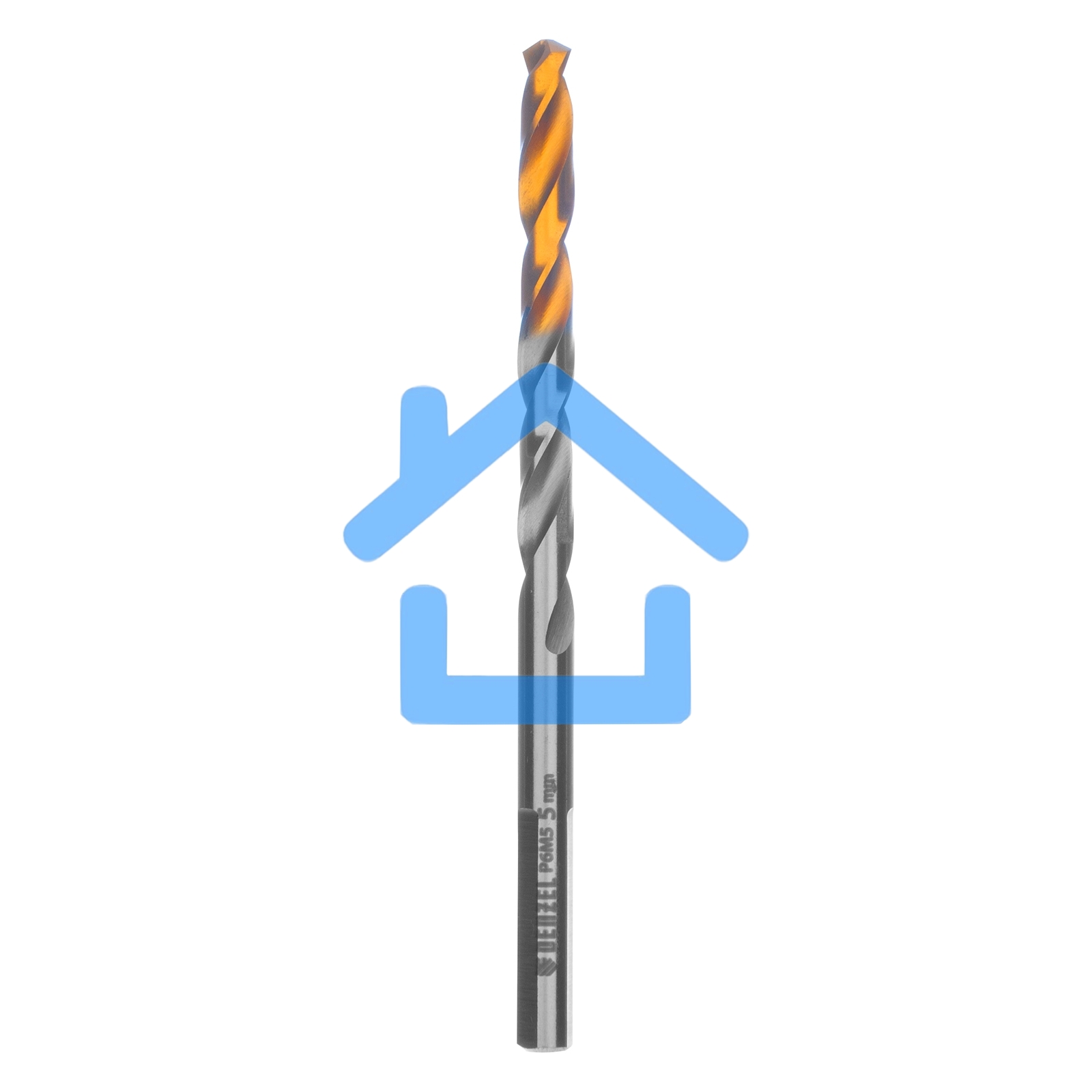 Сверло спиральное по металлу 5 x 86мм, Р6М5, Golden Tip Denzel