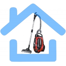 Пылесос Samsung VCC885HH3P красный, 430/2200 Вт, уборка сухая, пылесборник контейнер 2 л