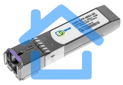 Модуль SNR SFP WDM, дальность до20км (14dB), 1550нм