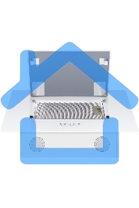 Вытяжка наклонная HOMSair Elf Push 60 белый, 60 см, 650 куб. м/ч, 47 дБ