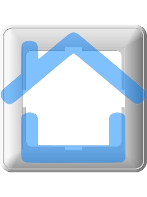 Рамка 1-м W59 белый SchE KD-1-18 (КД-1-18)