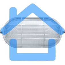 Светильник Navigator ЛОН NBL-O2-60-E27/WH 1х60Вт E27 IP54 (аналог НПБ 1402 бел. овал с решеткой 60Вт)