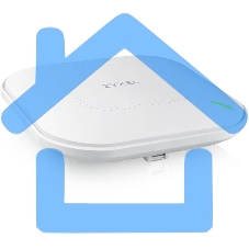 Точка доступа Zyxel NebulaFlex Pro WAX510D-EU0101F AX1800 10/100/1000BASE-TX белый (упак.:1шт)