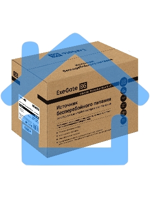 Комплект Источник бесперебойного питания EX295989RUS + батарея 26Aч EX282970RUS 2шт (инвертор, синус, для котла) ExeGate SineTower SZ-2000.LCD.AVR.3SH.1C13.USB 2000VA/1600W, чистый синусоида, LCD дисплей, AVR, 3*Schuko+1*C13, USB, линейно-интерактивный, ч