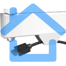 Кронштейн для телевизора Hama 00220855 черный/белый 19