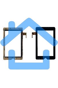 Сенсорное стекло (тачскрин) teXet TM-7047HD, черное