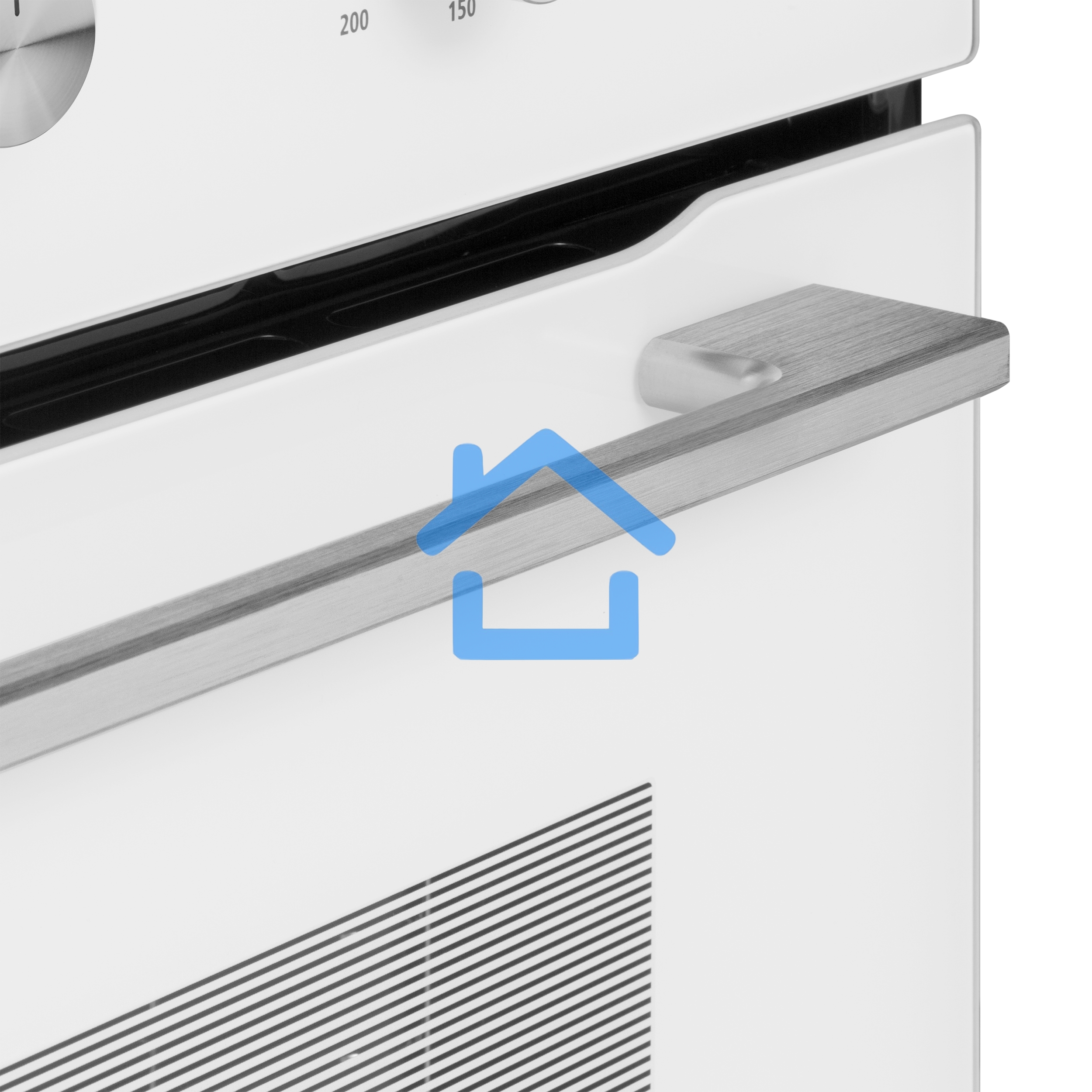 Шкаф духовой газовый с электрическим грилем Maunfeld MOGS703W, встраиваемый
