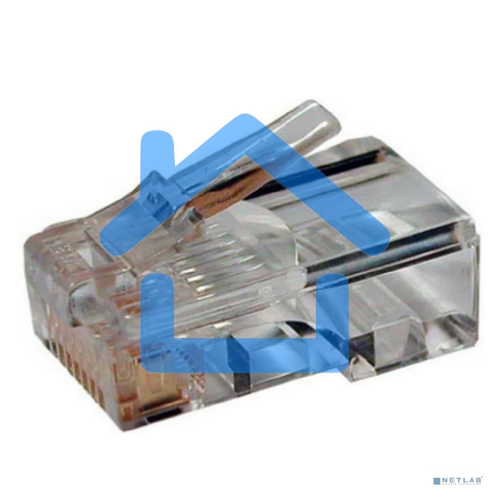 Коннектор LAN RJ-45 (8P8C), категория 5E. В упаковке 100 шт.