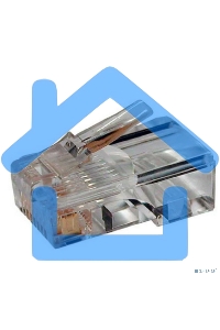 Коннектор LAN RJ-45 (8P8C), категория 5E. В упаковке 100 шт.