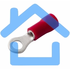 Наконечник кольцевой изолированный (НКИ ø 3.7 мм) 0.5-1.5 мм² (НКи 1.5-3.5) красный Rexant