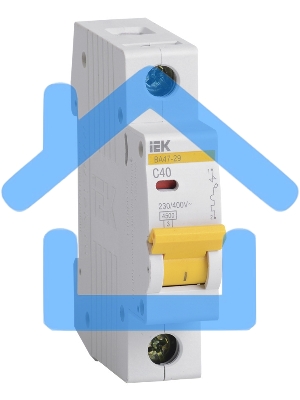 Выключатель автоматический модульный 1п C 40А 4.5кА ВА47-29 ИЭК MVA20-1-040-C