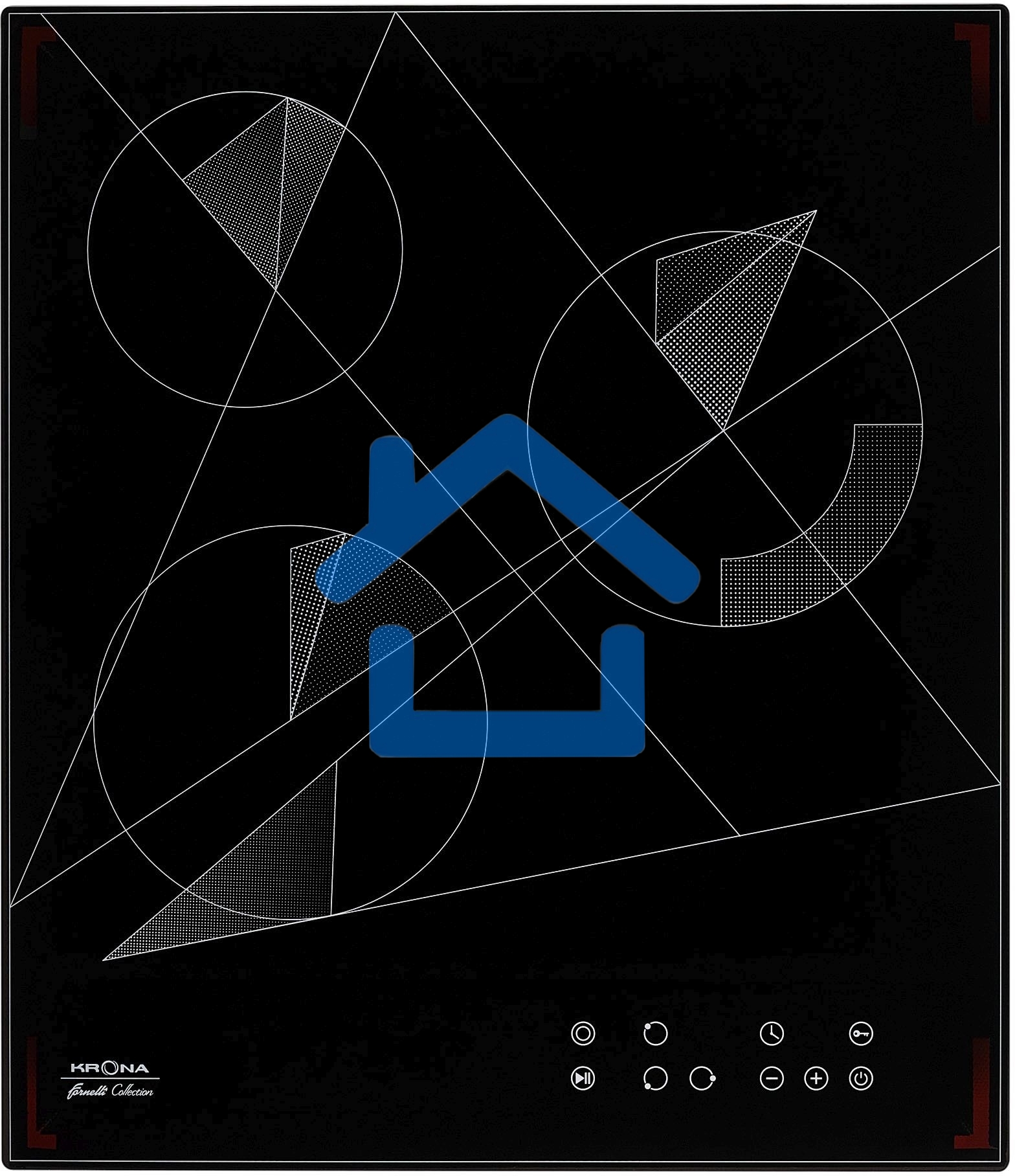 Варочная панель электрическая Krona FIDATO 45 BL