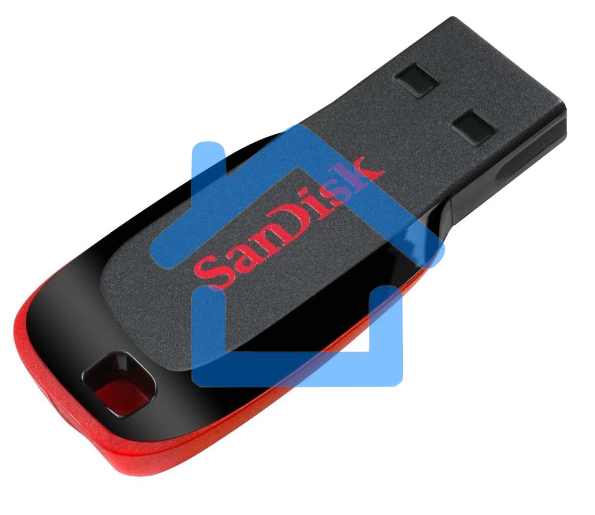 Флешка USB R/W Sandisk 64Gb Cruzer Blade SDCZ50-064G-B35 USB2.0 черный/красный