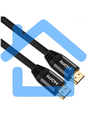 Кабель аудио-видео Ultra HD 8K HDMI (m)/HDMI (m) 1м. позолоченные контакты черный