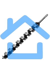 Сверло по дереву Matrix шнековое, 40x460 мм, 6-гранный хвостовик