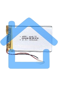 Аккумулятор Li-Pol (батарея) 4*40*75мм 2pin 3.7V/1500mAh