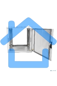 Шкаф настенный ЦМО ШРН-М-9.650 9U 600x650мм пер.дв.стекл съемные бок.пан. 50кг серый