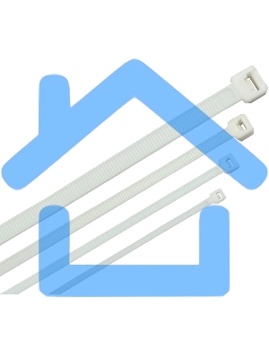 Стяжка пластиковая ITK HKW-W36-L350 350x3.6мм (упак:100шт) полиамид внешний (-25/+75) белый