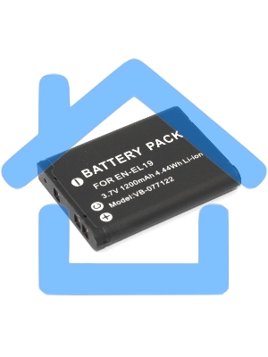 Аккумуляторная батарея для фотоаппарата Nikon Coolpix A100 (EN-EL19) 3.7V 1200mAh Li-ion