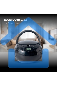 Аудиомагнитола Hyundai H-CD3300 черный 4Вт CD CDRW MP3 FM(dig)