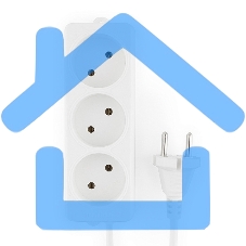 Удлинитель Гарнизон EL-NL3-W-5, 3 розетки допустимый ток 10А, длина 5 м.