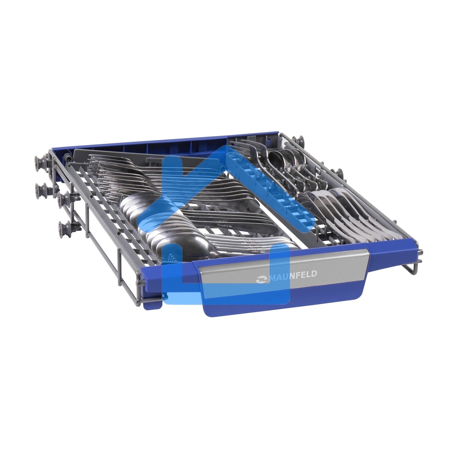 Встраиваемая посудомоечная машина Maunfeld MLP-08IMR, черный, 44.5 см, 10 компл., 47 дБ, класс A++