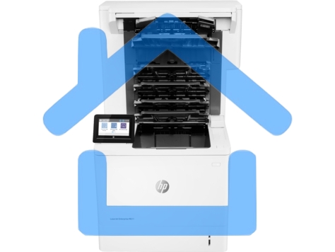 Принтер лазерный HP LaserJet Enterprise M611dn (7PS84A), A4, ч/б, печ. до 61 стр/мин., 1200 x 1200 dpi, USB, RJ-45
