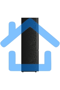 Холодильник Maunfeld MFF176SFSB черный двухкамерный 188/75л морозилка снизу, ручная разморозка