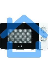 Микроволновая печь Gorenje MO20E2W белый, 20 л, 800 Вт, переключатели - поворотный механизм