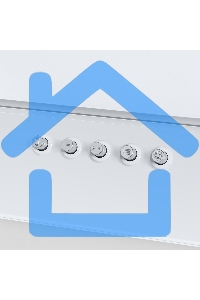 Вытяжка наклонная HOMSair Elf Push 60 белый, 60 см, 650 куб. м/ч, 47 дБ