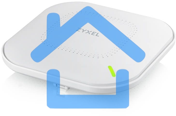 Точка доступа Zyxel NebulaFlex Pro WAX510D-EU0101F AX1800 10/100/1000BASE-TX белый (упак.:1шт)