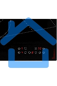 Варочная панель электрическая Krona FIDATO 45 BL