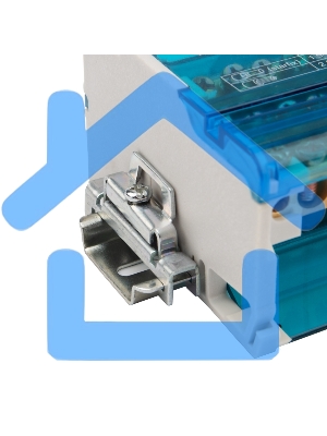 Ограничитель на DIN-рейку (металл) 1 винт Rexant (пакет 10 шт./уп.)
